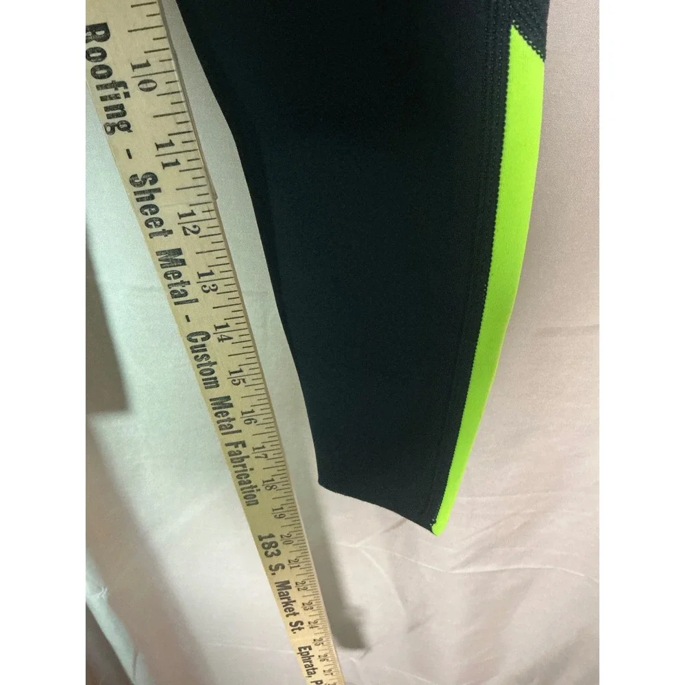 GoldFin Wetsuit Pants Kids 4 Black Neon Yellow Excellent 2mm Neoprene Leggings‎